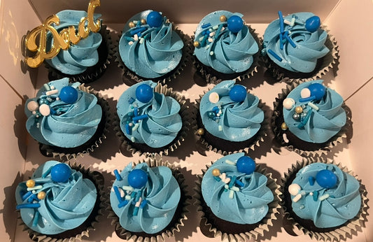 Fathers Day mini cupcakes