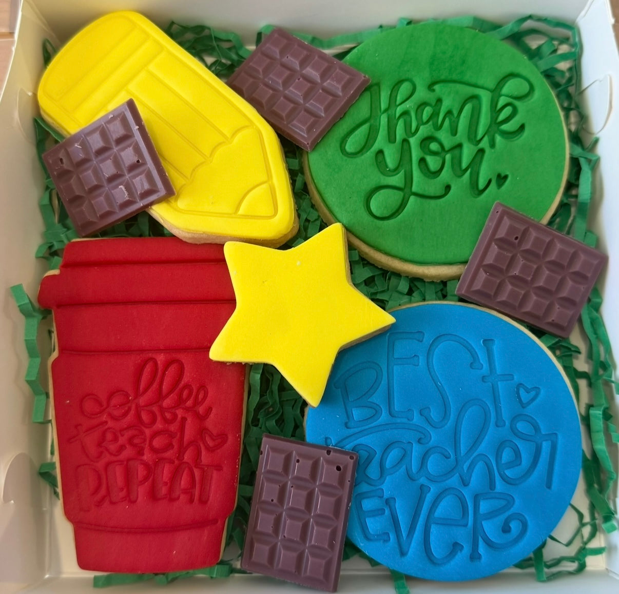 Teachers Day colourful cookies