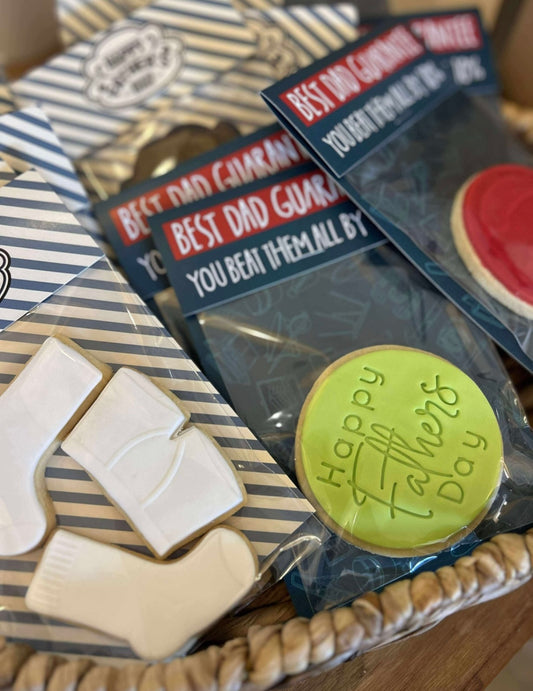 Assorted Fathers Day cookie backers